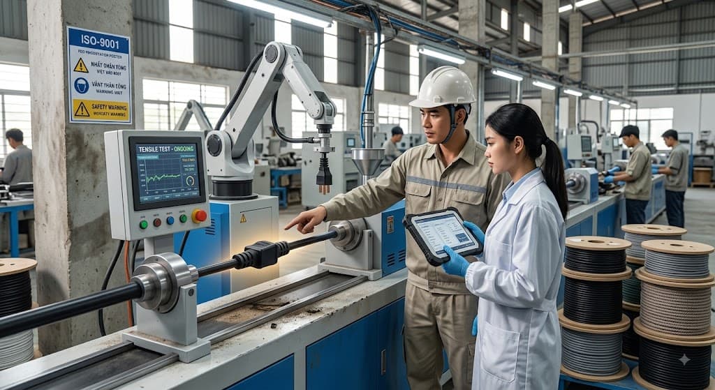 Sản xuất dây nguồn theo yêu cầu